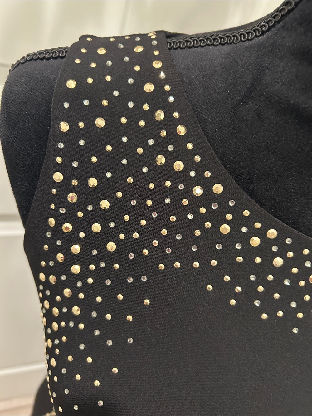 Calvin Klein Black Sleeveless Studded Sheath Dress Size Small - Picture 8 of 16